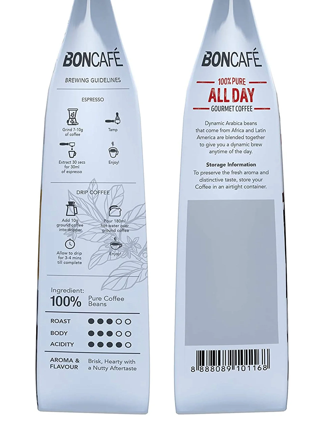 BONCAFE ALL DAY COFFEE BEANS 200GM - Image 4